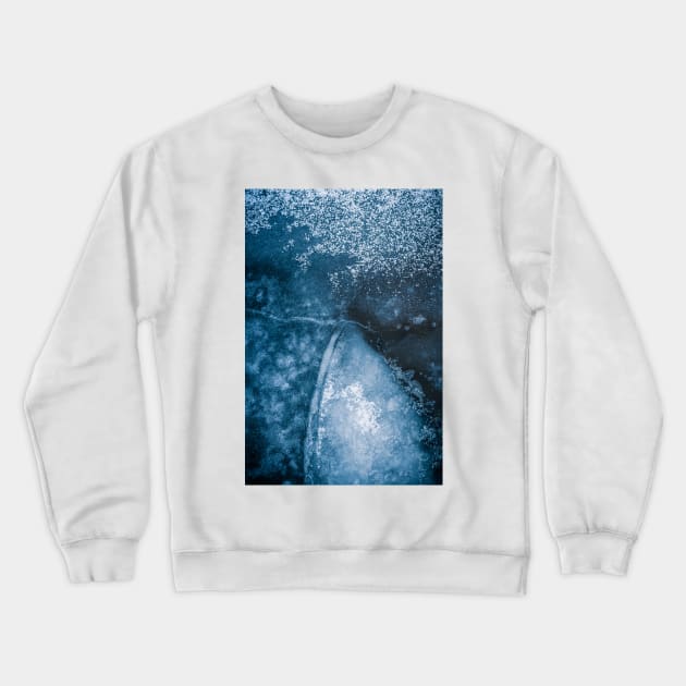 Deep Freeze Ice Patterns Series #2 Crewneck Sweatshirt by Amy-K-Mitchell